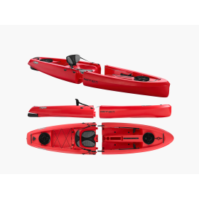 Mojito Solo Rouge POINT 65° N - kayak modulable pour 1 personne.