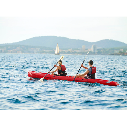 Mojito Duo Rouge POINT 65° N - kayak 2 personnes modulable.