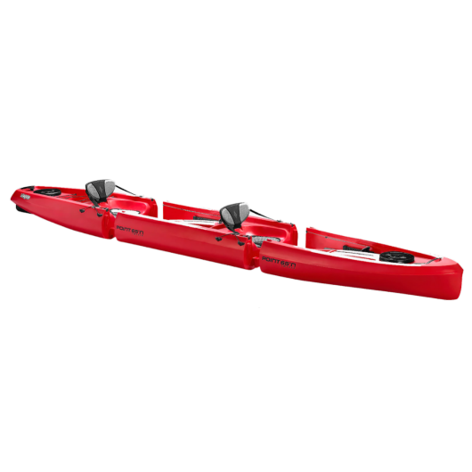 Mojito Duo Rouge POINT 65° N - kayak 2 personnes modulable.