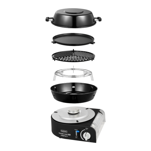 Safari Chef 30 Compact CADAC - barbecue de table à gaz.