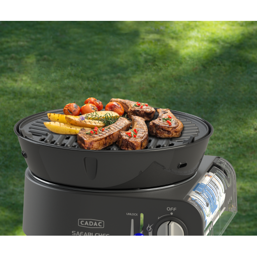 Safari Chef 30 Compact CADAC - barbecue de table à gaz.