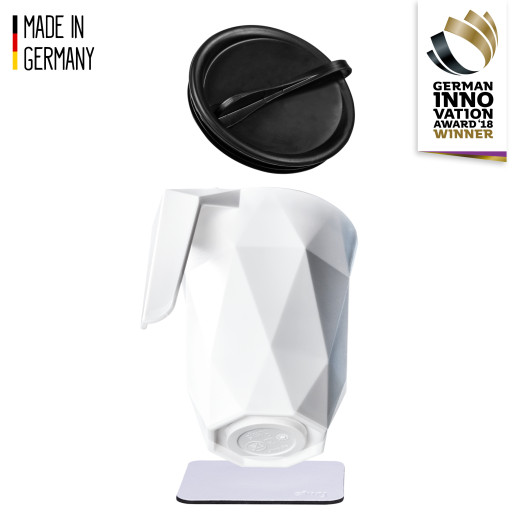 Tasse magnétique SILWY - tasse en plastique avec base magnétique pour camping-car & bateau.