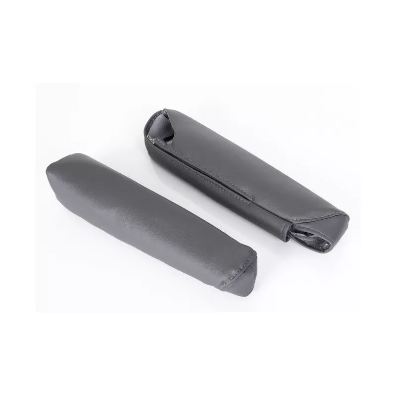 Housse Accoudoir Noir Housses Accoudoir Auto AOEVUIR - Lot De 2 Tissu Élastique Noir - Protection Universelle Voiture/SUV Protection Accoudoir Voiture