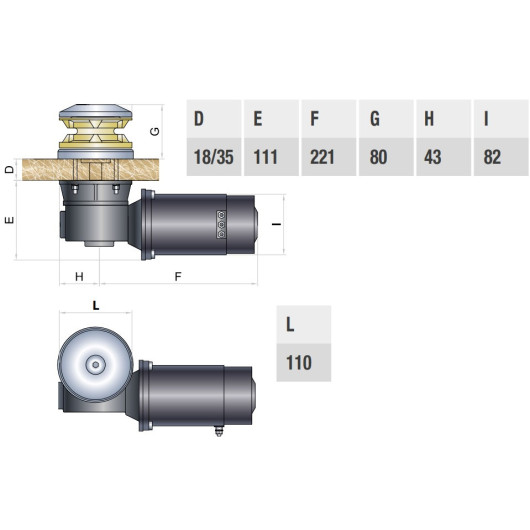 ITALWINCH Smart-R1 500 W - ø 6mm.