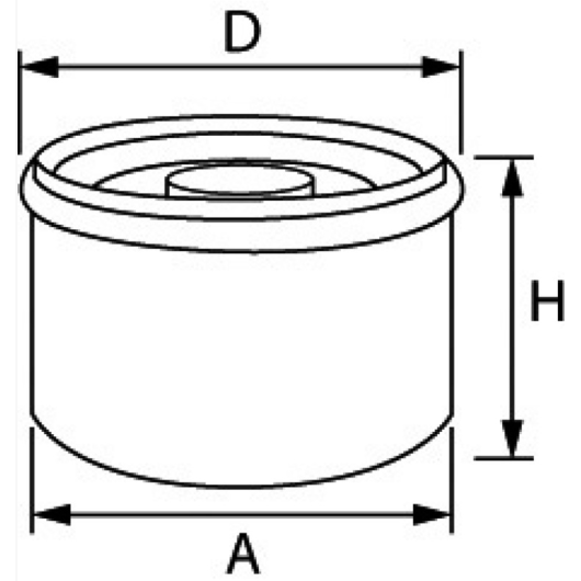 Filtre à huile moteur hors-bord de bateau HONDA 4 temps