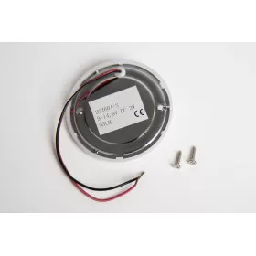 LED 12V ronde 75 mm Carbest | plafonnier compact pour van, bateau et camping-car | pré cablé
