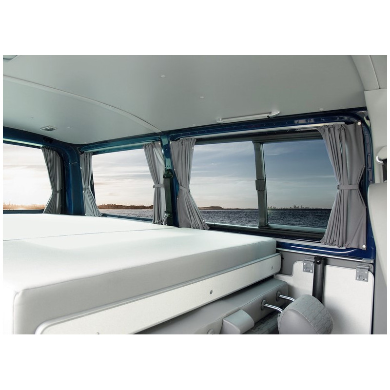 BREMER SITZBEZÜGE Cortinas A Medida, Protección Solar, Compatibles Con VW T5 T6 T6.1 Transporter Caravelle