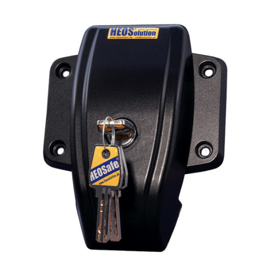 Fermeture Heosafe - dispositif à clé pour fourgon Ducato - noir