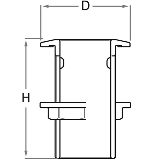 GUIDI passe coque bronze tête bombée