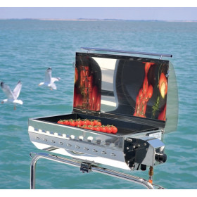Plancha nomade gaz ou électrique pour camping-car, fourgon, van aménagé  & caravane| H2R Équipements