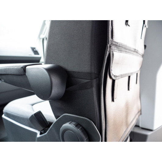 Rangement pour siège de cabine REIMO - sacoches pour sièges passager et conducteur.