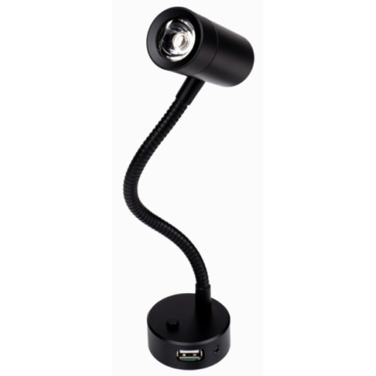 Liseuse LED flexible 210 mm avec USB CARBEST - lampe LED 12V bateau, van & camping-car