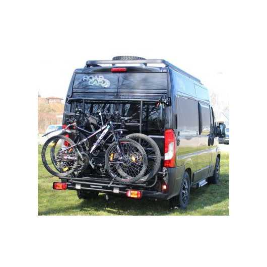 Adventure Rack FIAT Ducato pour 2 vélos EUROCARRY - porte-vélos pour fourgon aménagé