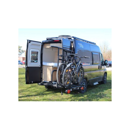 Adventure Rack FIAT Ducato pour 2 vélos EUROCARRY - porte-vélos pour fourgon aménagé