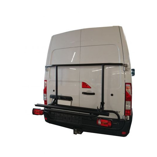 Porte-vélos RENAULT Master depuis 2010 avec signalisation pour 4 vélos EUROCARRY - porte-vélos pour fourgon aménagé Master.