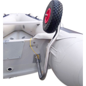 Kit roue pour annexe fond gonflable TREM - paire de roue arrière pour annexe de bateau
