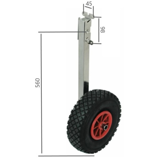 TREM roues relevables compact max 100 kg
