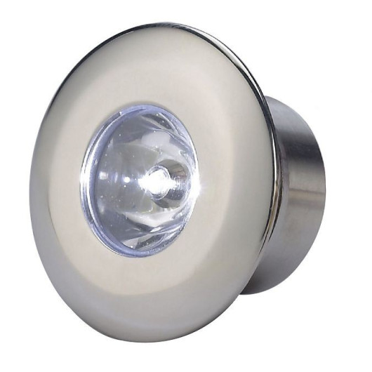 Spot LED encastrable Osculati | éclairage de courtoisie en inox IP67 pont bateau