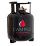 CAMPKO bouteille GPL rechargeable 7,5 kg pour camping-car et van aménagé, vu de côté