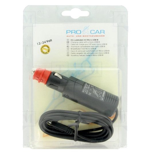 Chargeur allume-cigare Micro-USB PROCAR - prise 12V de charge en bateau ou fourgon