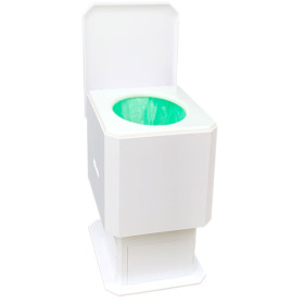 Film vert 15m CLOXI - film déroulant pour toilettes sèches.