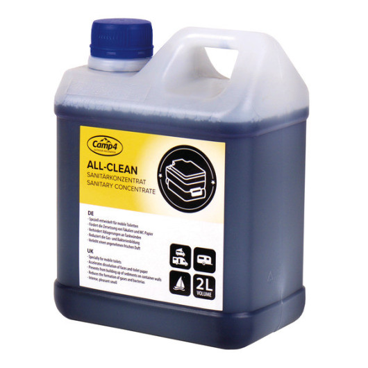 All-Clean CAMP4 - nettoyant pour les toilettes pour camping-car & fourgon.