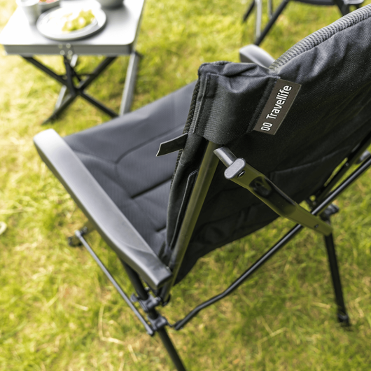Chaise Barletta Cross TRAVELLIFE - chaise de camping pliable et confortable.