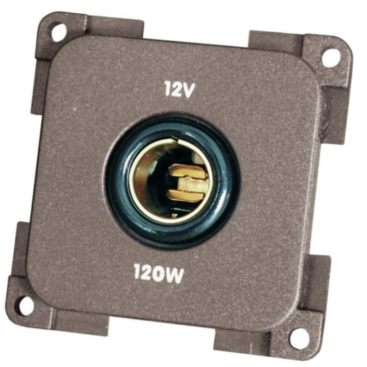 Prise 12V ø 12 mm FAWO | Equipement électricité en camping-car, van et fourgon