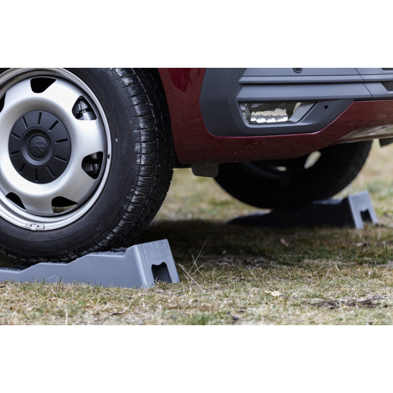 Cales De Mise à Niveau Fiamma Pour Camping-Car - Paire - Capacité 8 Tonnes - 50x20x9cm