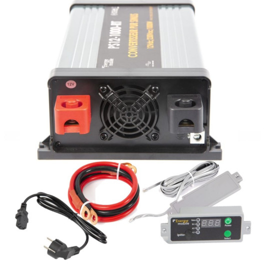 Onduleur Voiture 1500W 220V - Convertisseur 12V/24V à Ports USB Multiples - Pour Camping-car, Bateau, Road Trip