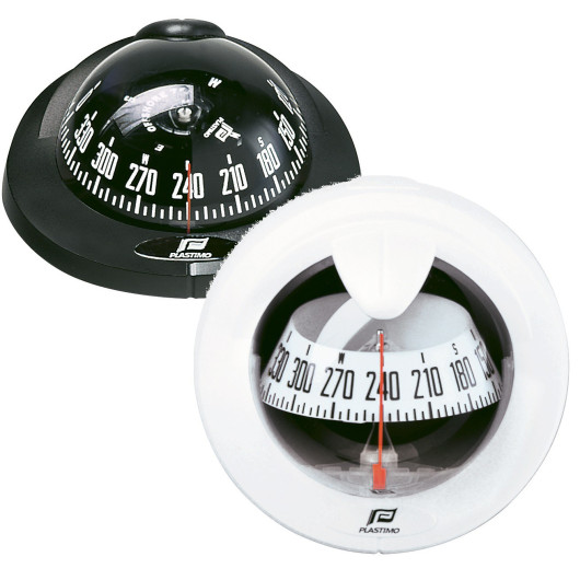 Offshore 75 à encastrer horizontal PLASTIMO - compas de route magnétique pour bateau moteur