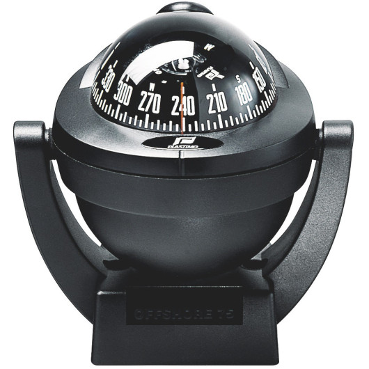 Offshore 75 sur étrier PLASTIMO - compas magnétique de route pour bateau & semi-rigide