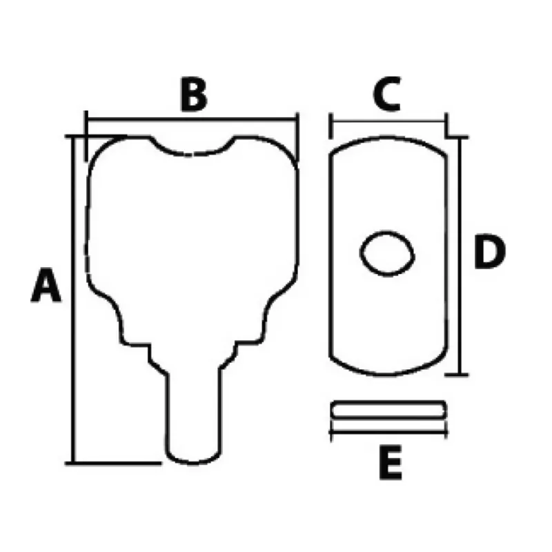 QWORK Lot De 2 Anneaux De Levage Pour Bateau En Acier