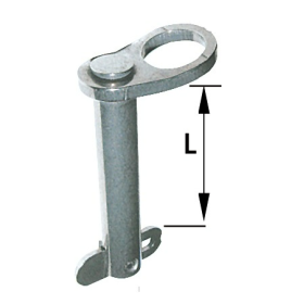 Axe à languette & pivot inox pour accastillage bateau