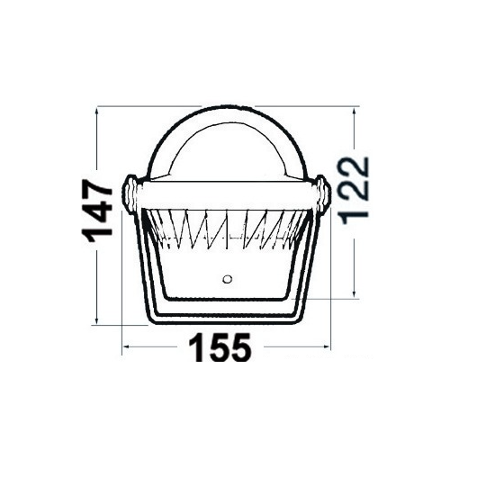 Compas Zentit 3'' sur étrier RIVIERA - Compas à rose plate de diamètre 80 mm pour bateau