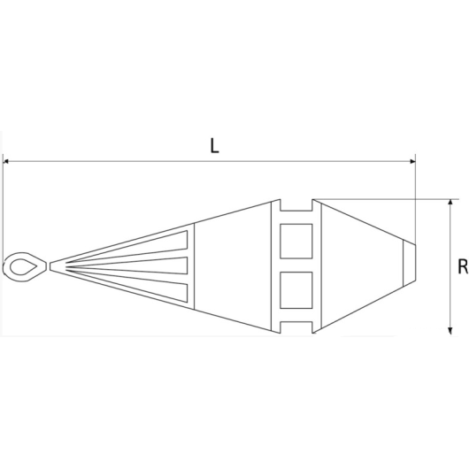 Ancre flottante double cône 10,5 à 24m OSCULATI - Ancre marine & chaine de mouillage bateau