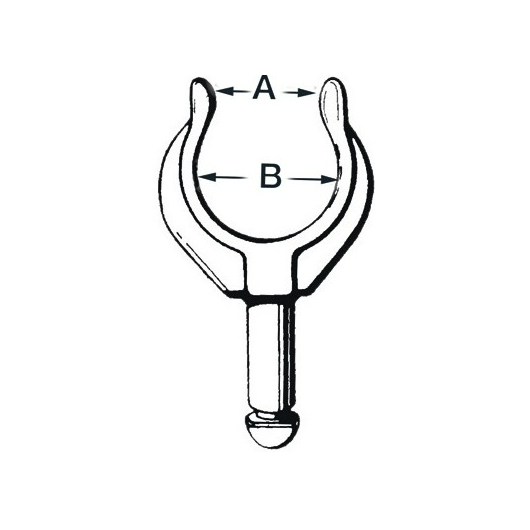 Dame de nage Delrin OSCULATI - Accessoire pour annexe, barque