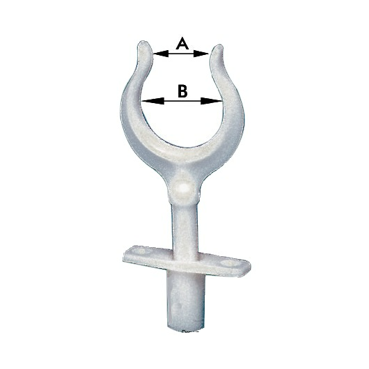 Kit dame de nage nylon OSCULATI Fixation pour pagaie sur annexe
