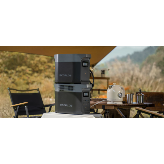 Batterie additionnelle Delta 2 - Stockage lithium supplémentaire batterie nomade fourgon aménagé 