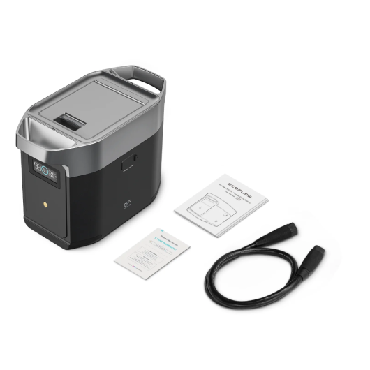 Batterie additionnelle Delta 2 - Stockage lithium supplémentaire batterie nomade fourgon aménagé 