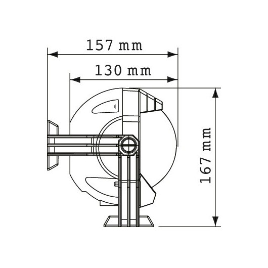 Contest 130 sur étrier PLASTIMO - compas de route rose 130mm bateau moteur & voilier