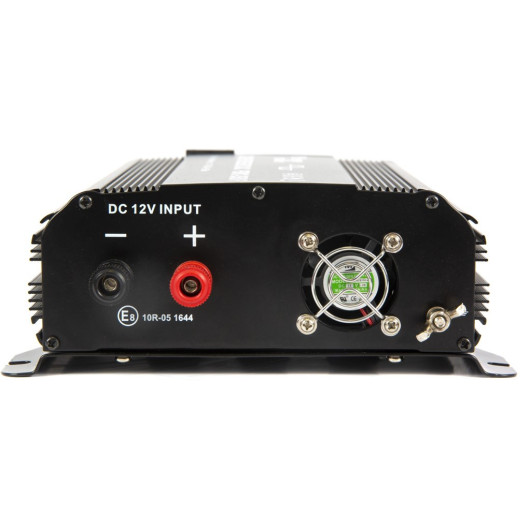 Convertisseur pur sinus PSW DIF-V2 350 Va Énergie Mobile - 12V DC vers 230V AC pour van, bateau et camping-car | vue arrière