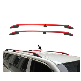 Rails de toit rouge VW T6 L2 OMAC Equipement extérieur pour tente de toi en van 