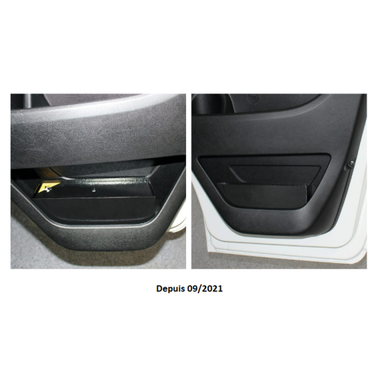 Coffre-fort pour portière passager Ducato depuis 2021 MOBILSAFE - coffre fort pour camping-car & fourgon