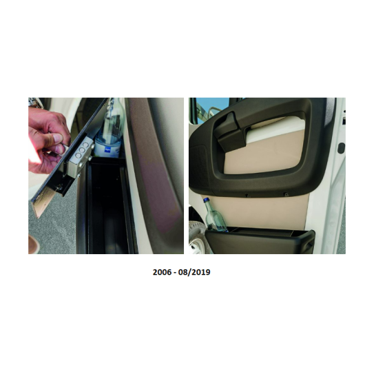 Coffre-fort pour portière passager Ducato depuis 2021 MOBILSAFE - coffre fort pour camping-car & fourgon