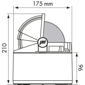 Olympic 135 sur fût PLASTIMO - Compas de route rose 135 mm pour voilier & vedette