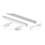 Pièces détachées SmartClamp System Ducato THULE Accessoire  rail de toit pour van