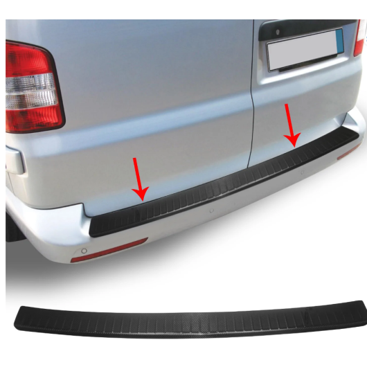 Protection seuil de coffre carbone VW T6 OMAC Accessoire décoratif fourgon 
