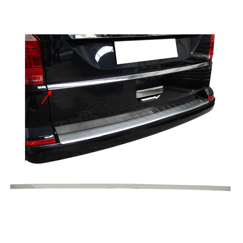 Protection Seuil De Chargement Inox V2A Pour Volvo XC70 II (2013-2016) - Neuf