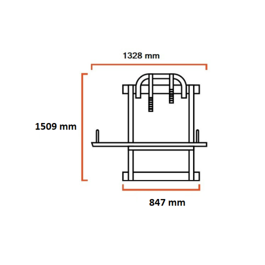 R-Bike Carrier Ford Transit 5 LIPPER - Porte vélo pour fourgon aménagé